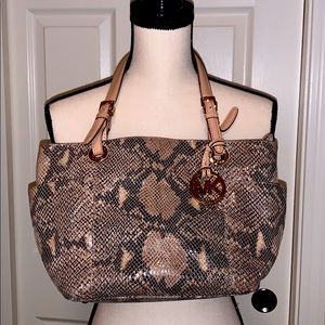 Michael Kors snake print purse